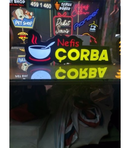Çorbacı 3D Led Tabela