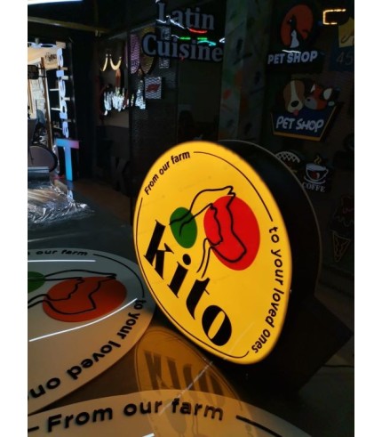 Kito 3D Led Tabela (Neon Etkili Tabela)