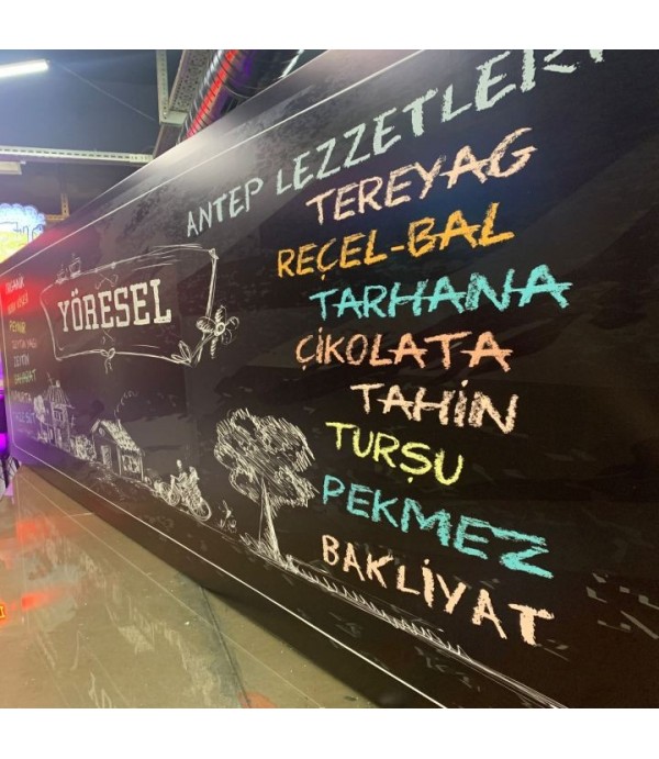 Işıksız dijital baskı bakkal tabelası