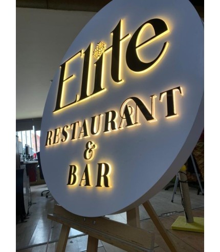 Restaurant Yurt dışı Işıklı Tabela