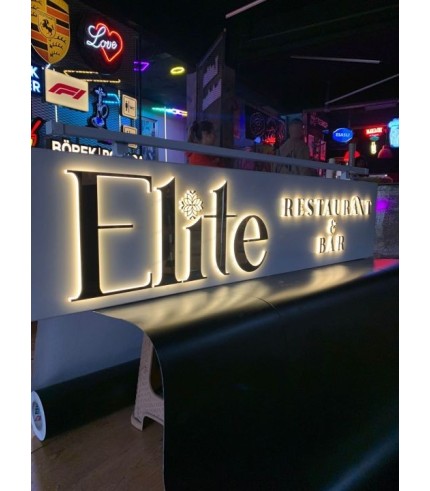 Yurt dışı Restaurant Işıklı Tabela