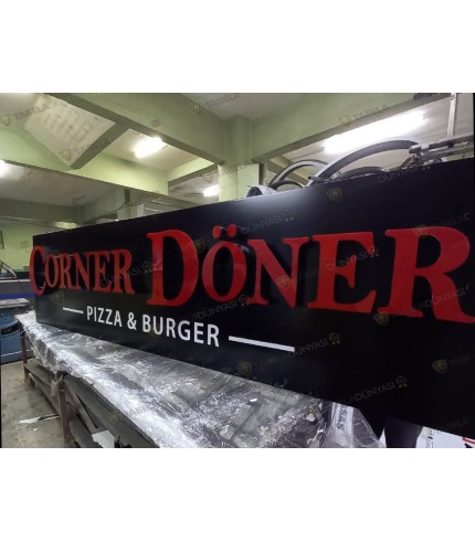 Corner Almanya dönerci tabelası