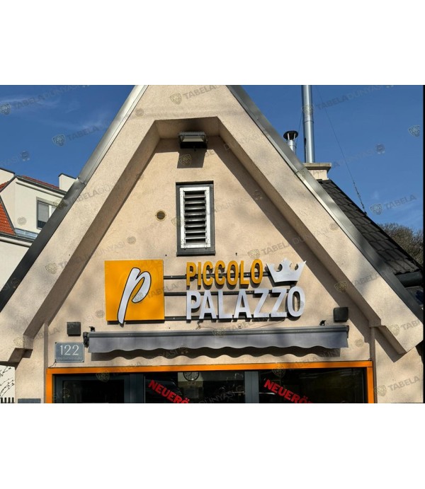 Austria ışıklı tabela piccolo palazzo