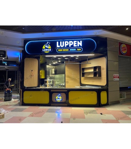 Luppen Friend Chicken Işıklı Tabela