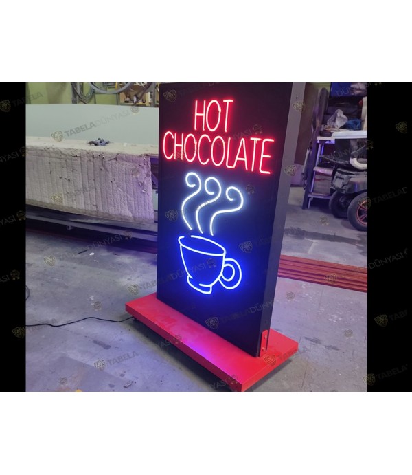 Ayaklı neon led chocolate Almanya