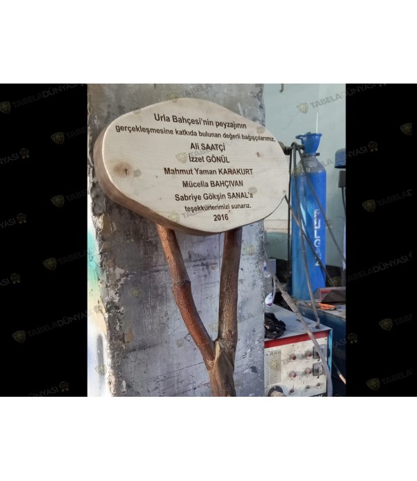 Darüşşafaka Cemiyeti Ahşap Tabela