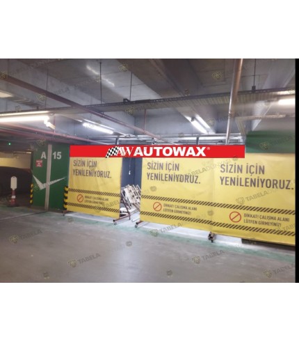 Autowax  ışıklı pleksi tabela