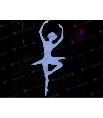 Balerin ışıklı logo