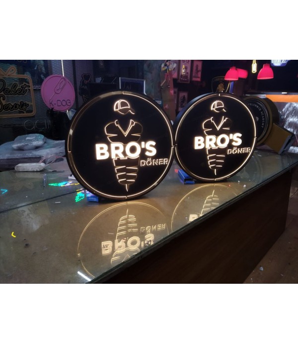 Berlin ışıklı daire tabela