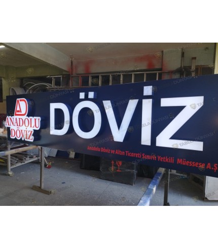 Dövizci Işıklı Tabela
