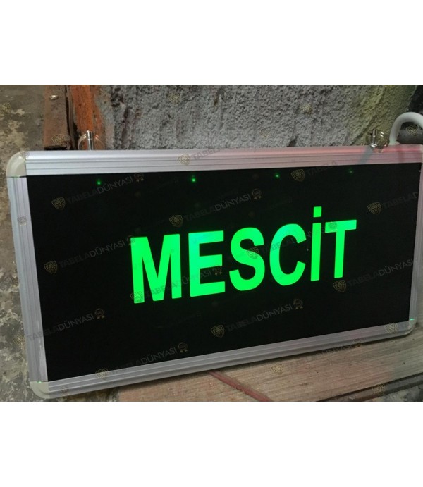 Mescit uyarı levhaları