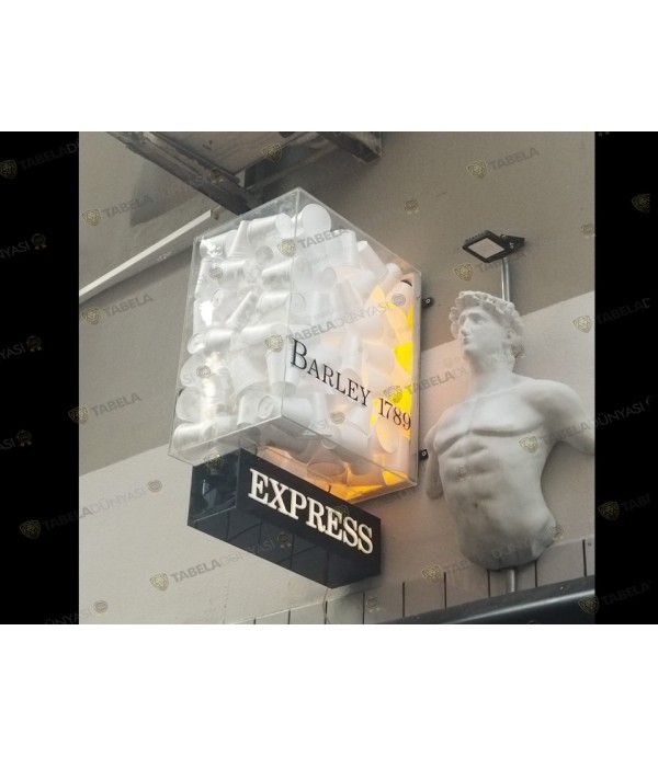 Coffee ışıklı kutu Tabela Tasarımı