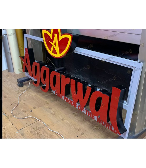 Aggarwal İsveç Kutu harf tabela