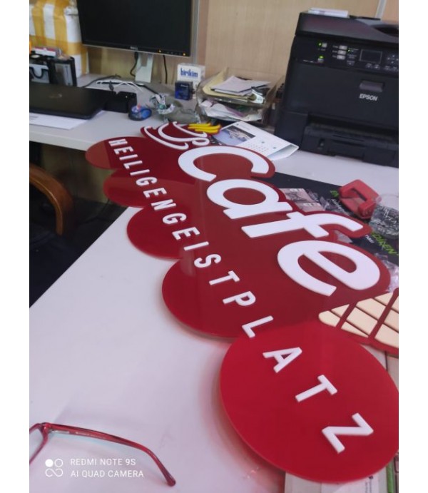 Avusturya Kesme harf banko  Cafe Tabela