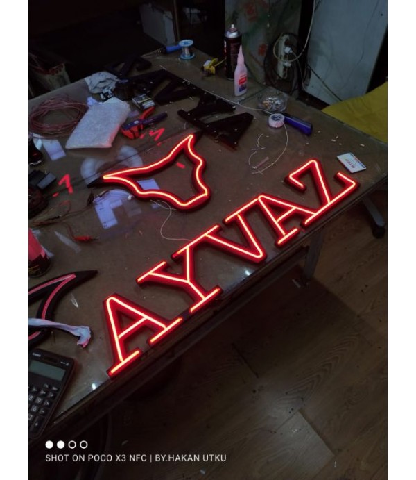 Ayvaz neon Hortum LED Tabela