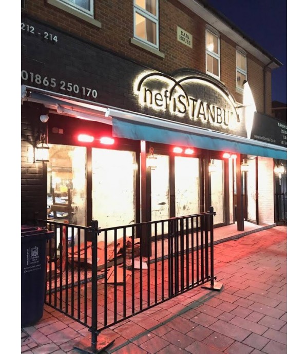 NefIstanbul Oxford  Endirek Led Sarı Gold Kutu Harf