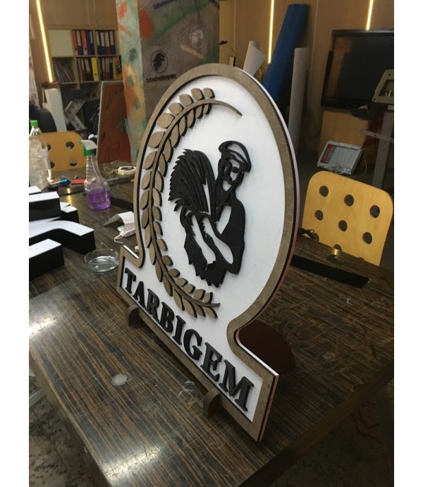 Tarbıgem Ahşap Tabela