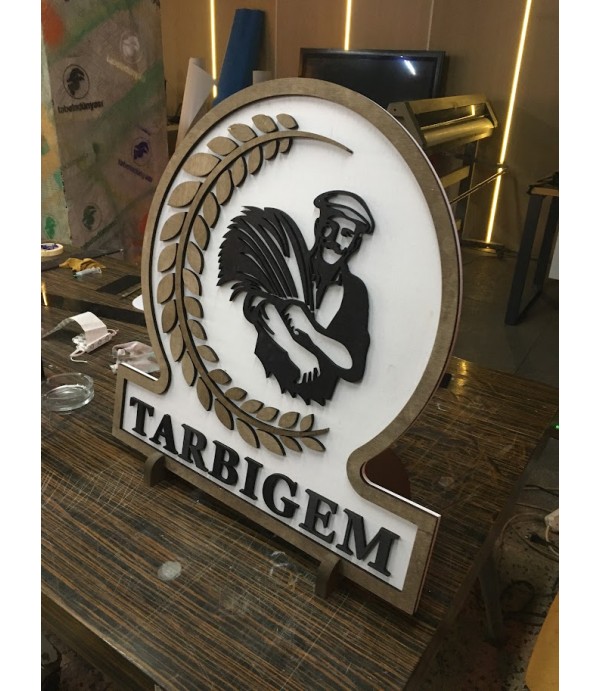 Tarbıgem Ahşap Tabela