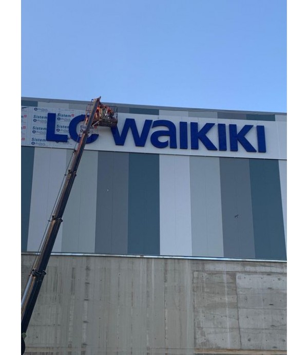 Lc Waikiki Yalova ışıklı kutu harf çatı tabela
