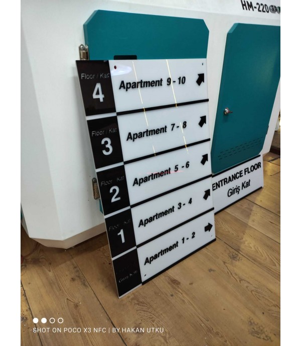 Pleksi Yönlendirme Tabelaları