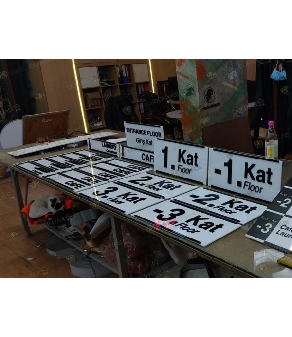 Pleksi Yönlendirme Tabelaları
