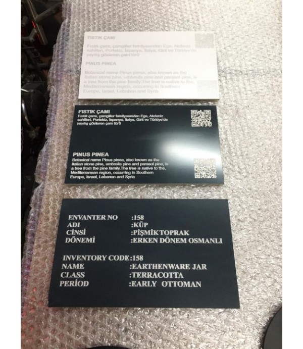 Türkiye Kültür Ve Truzim Bakanlığı Eser Ve Top Etiketleri