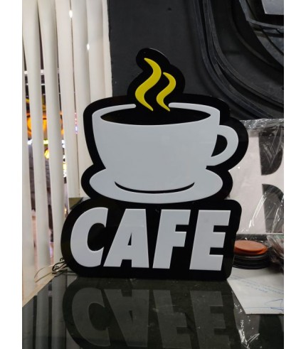 Cafe 3D LED Tabela