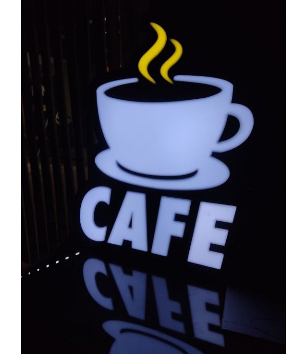 Cafe 3D LED Tabela