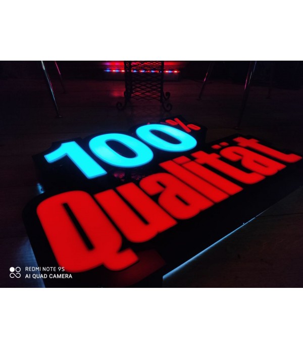 Almanya Hilal Market  3D Led Tabela (Neon Etkili Tabela)