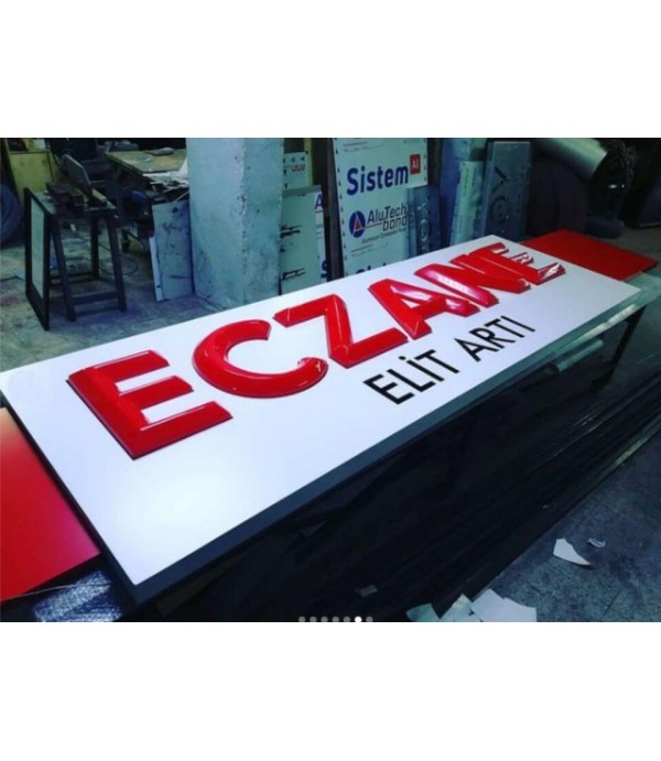 Eczane Elit Isıklı Tabela