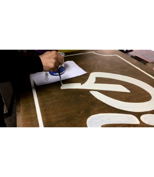 Pikta Bakery Cafe ahşap tabela