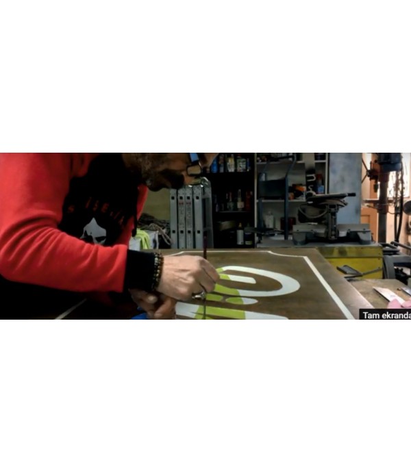 Pikta Bakery Cafe ahşap tabela