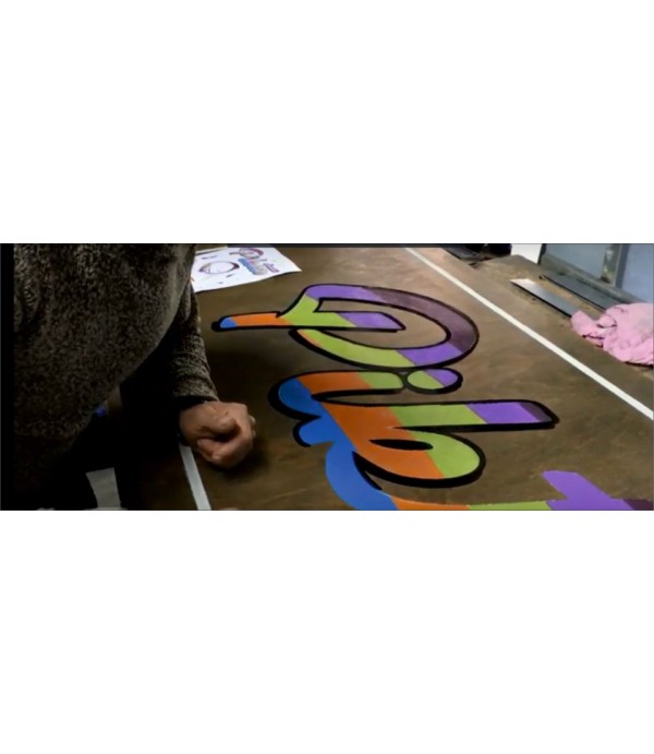 Pikta Bakery Cafe ahşap tabela