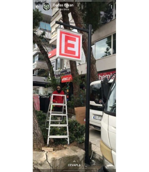 Cadde sağlık E Tabela