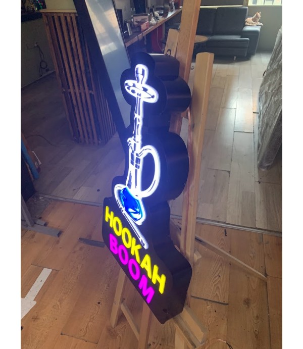 Nargile Işıklı Tabela