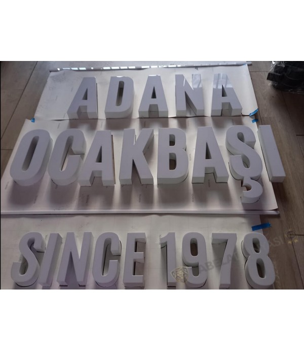 Adana Ocakbaşı Işıklı Pleksi Kutu Harf Tabela