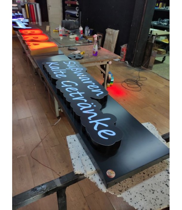 Spätkauf Bra Almanya Işıklı kutu harf tabela