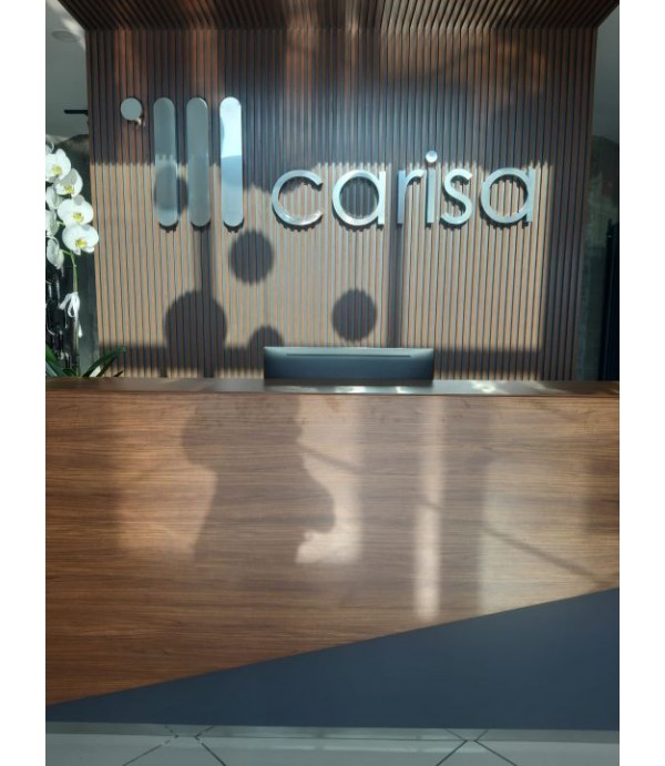 Carisa Radyatör Parlak Paslanmaz Kutu Harf Tabela