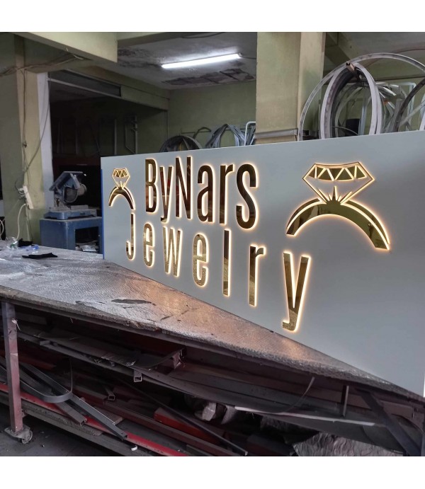 ByNars Jewelry  Işıklı Tabela 
