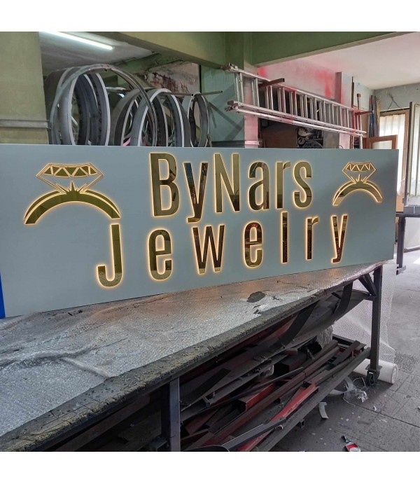 ByNars Jewelry  Işıklı Tabela 