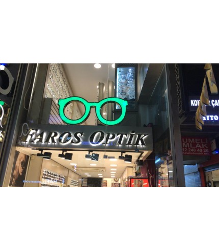 Faros Optik ışıklı Tabela