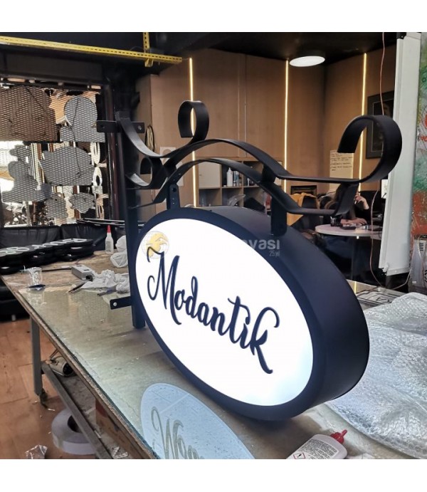 Modantik hazır elips Ferforje Tabela 