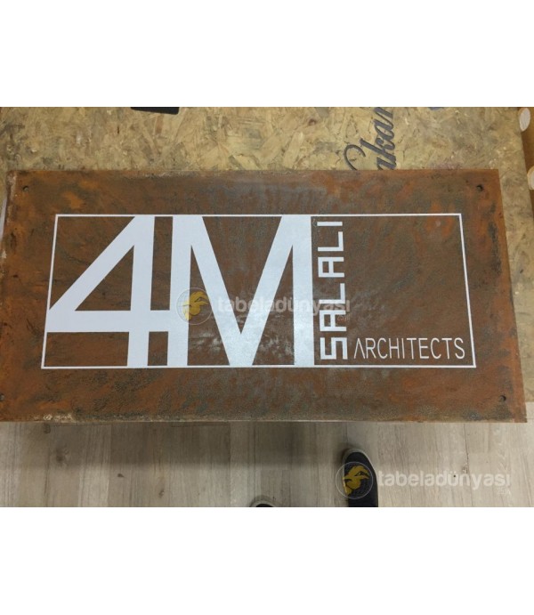 4M Salalı Eskitme Tabela