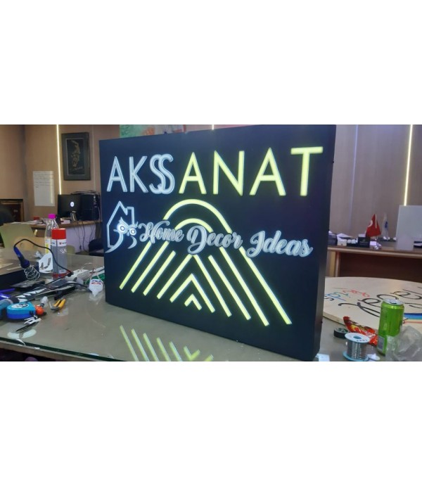 Aksanat Işıklı Tabela