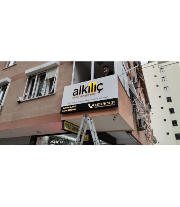 Alkılıç Kentsel Dönüşüm Maltepe Işıklı Tabela