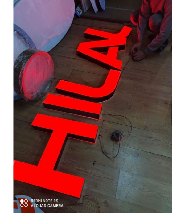 Almanya Hilal Market Işıklı Kutu Harf Tabela