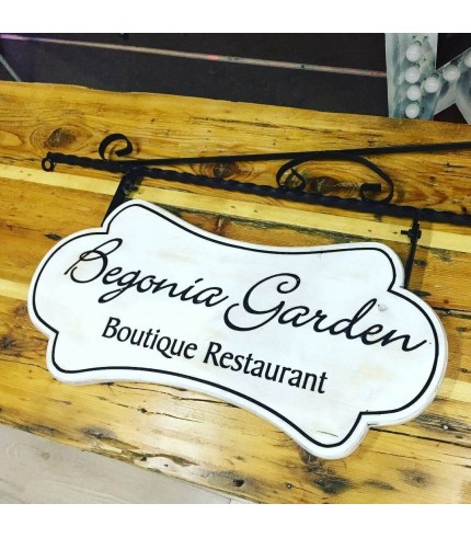 Begonia Garden eskitme ferforje tabela