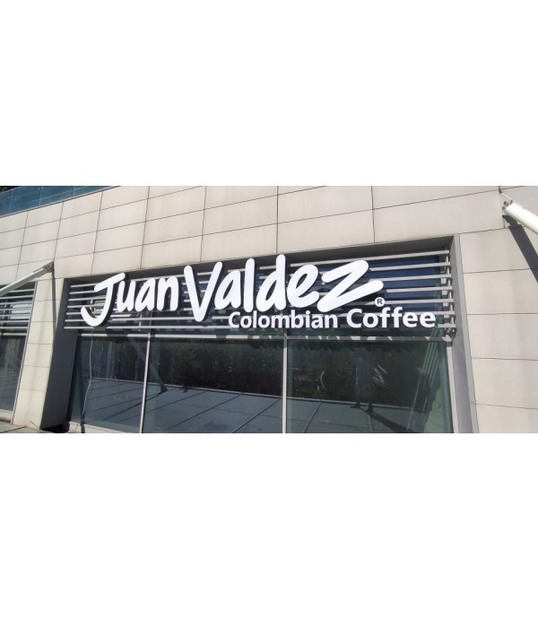Colombian Coffee Juan Valdez Işıklı Kutu Harf Tabela