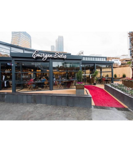 Emirgan Sütiş Işıklı Kutu Harf Tabela