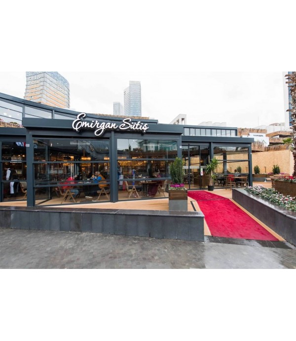 Emirgan Sütiş Işıklı Kutu Harf Tabela